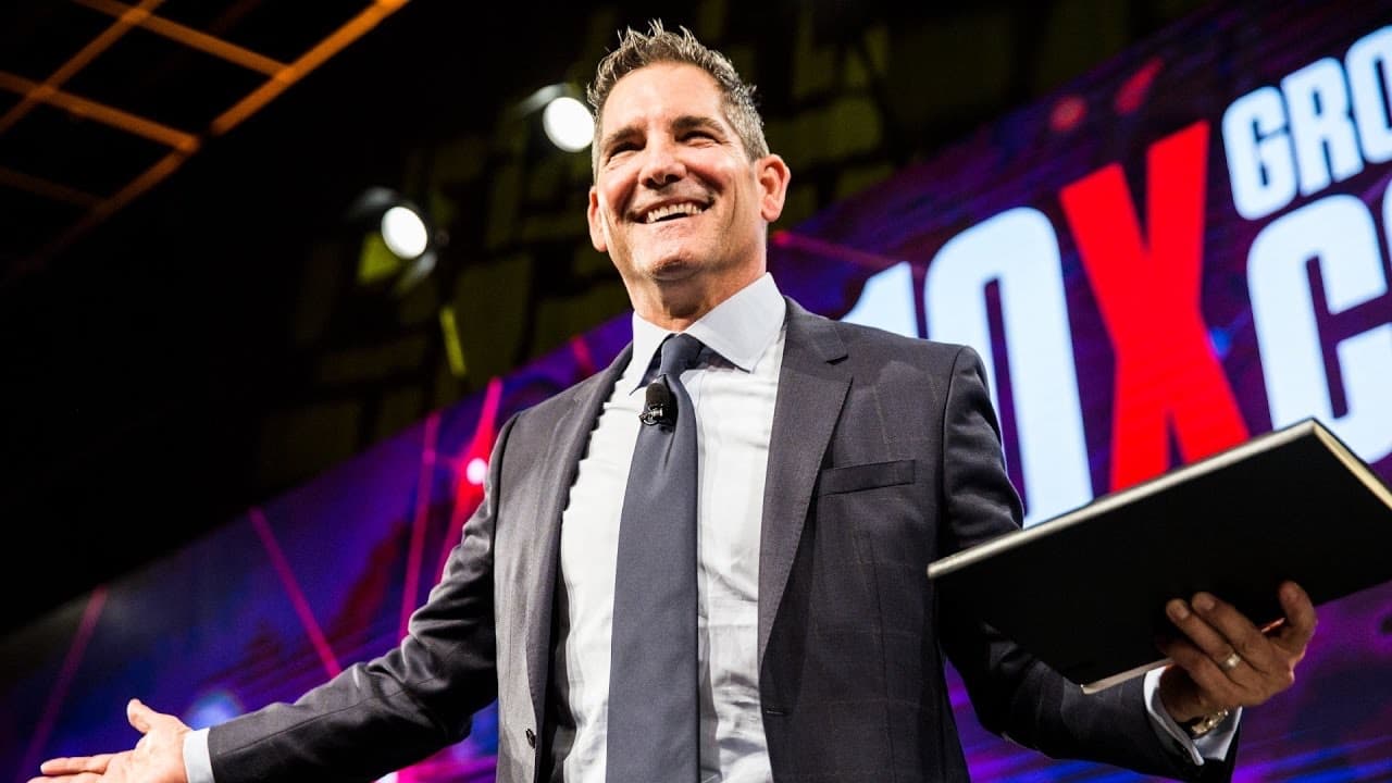 Grant Cardone speaking on stage at a 10X conference