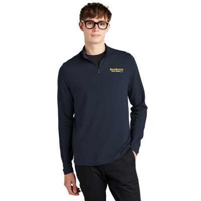 NAVY STRETCH PULLOVER