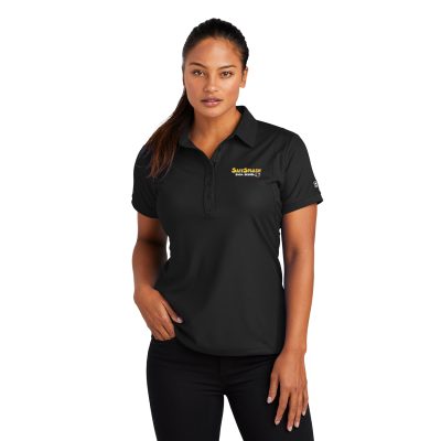 WOMENS BLACK POLO